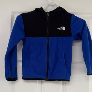 The North Face Kids Black and Blue Fleece Hoodie size XXS 5